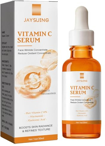 Idratante alla vitamina C | Rimozione di macchie nere - Sieri per viso 30 ml per la cura della pelle, riducono l'aspetto di linee sottili, danni causati dal sole e Ristyur