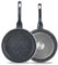 SK COOKWARE Non-Stick Frying Pan 28cm | Induction Hob Pan Aluminium with Soft-Grip Handle | Black Granite Coating, PFOA-Free | Easy-Clean, All Hobs, Dishwasher Safe