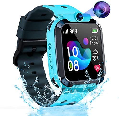 Puhiuyoi - Reloj inteligente para niños, GPS para llamadas SOS