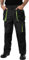 Mazalat Mens Work Trousers, Cargo Combat Trousers Men with Knee Pads Pockets, Multi Function Pockets, Large Sizes S - 3XL, Combats Trousers for Men, Quality Workwear, Black/Green, 64