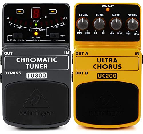 Behringer CHROMATIC TUNER TU300 Ultimatives Stimmgerät für Gitarre/Bass