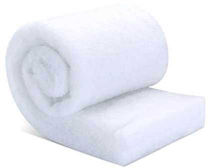 Nobleza - Aquarium Filterschwamm Aktivkohle, L60*W30*H2.5CM, Hochdichte Biochemische Baumwolle,Große Größe Geschnitten Werden