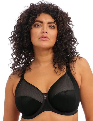 Elomi Kintai Underwired Full Cup Bra (36H, Black)