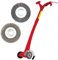 Amtech - Patio Brush and Electric Weeder for Removing Moss and Dirt from Driveways, Decks, and More, Easy to Use with Long Handle, Ergonomic and Lightweight, Non-Marking, Corded with 3m Cable