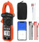 Mini Strommessgerät True-RMS 4000 Counts, Kethvoz Multimeter Bluetooth Stromzange Auto Range Measure AC/DC 0-600A Strom Spannung Widerstand Kapazität mit durchgangsprüfer, Elektro Messgerät