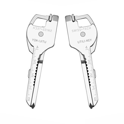 OHYER 2 Pièces Petit Couteau Pliant Multifonction Pour le Plein Air - Coupe-Papier, Utili-Key de Ceinture Outdoor Facile à Ranger