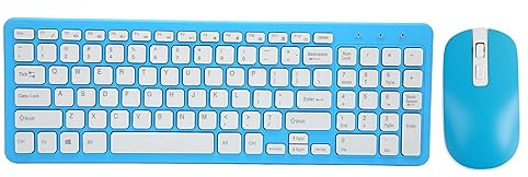 Combo Tastiera E A 96 Tasti Resistente Allo Sbiadimento Con Trasmissione 10 Metri E Tappetino Antiscivolo Colore Per Uso Computer Quotidiano Lavoro E Studio