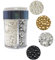 160g de perles de sucre pour décoration de gâteaux, toppers de cupcakes et décorations de biscuits pour mariage, anniversaire, Halloween, Thanksgiving, Noël et baptême (blanc, doré, argenté, noir)