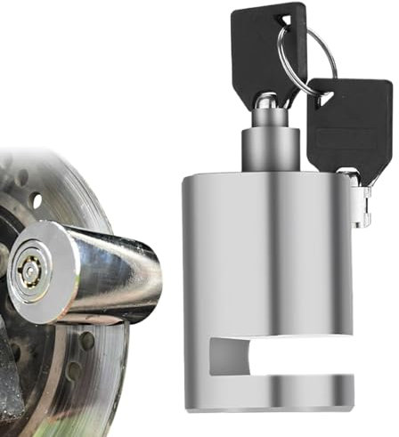 Blocco del freno a disco di allarme - Blocco del disco di allarme impermeabile, blocco della ruota del disco di sicurezza | Calcot per di montagna portatile, per moto po