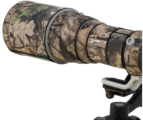 ROLANPRO Vattentätt linsskydd för Nikon AF-S 600mm F4G ED VR Kamouflage Regnskydd Linsskyddsfodral Vapenväska #23 Brun camouflage