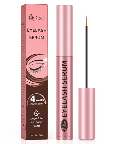 Lash Serum for Eyelash Growth: Premium Eyelash Growth Serum with Advanced Formula to Boost Longer Fuller and Thicker Lashes and Eyebrows - Gentle & Vegan for Sensitive Eyes