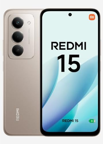 Xiaomi Redmi 15 4G Smartphone 6GB+128GB, Massive 7000mAH Battery, 144Hz 6.9 FHD Display, Quad-curved Design, 50MP AI Dual Camera, 33W Fast Charging Titan Gray (2 Years Warranty+No In-box Charger)