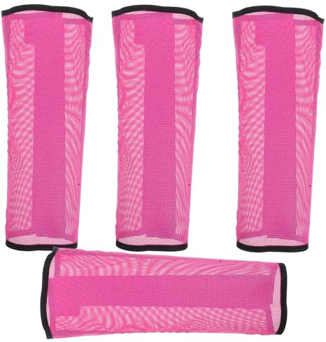 GANAZONO 4 Piezas Protector para Patas de Caballo Malla Transpirable Antimoscas Ligero Cómodo para Proteger contra Mordeduras y Fatiga
