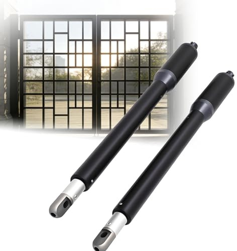 WTRYRN Moteur pour Portail battant Double, ouvre-Portail battant Double à Bras Automatique, Alimentation Secteur avec kit de télécommande pour portails de Jardin et d'allée résidentiels légers