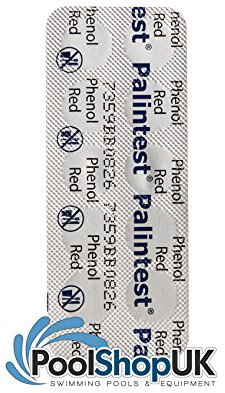 100 Ph Red Palintest Swimming Pool Test Tablets