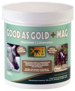 Good Ass - Mangime supplementare per cavalli, TRM Gold Mag L-Tryptophan, 500 g, per cavalli