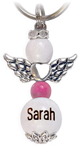 Handmade Schutzengel mit Namen (Rosa)