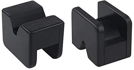 YIXISI 2 Stücke Wagenheber Gummiauflage, Stehen Gummipuffer, Jack Stand Pad, Unterstellbock Gummiblock Schützt Auto vor Kratzen
