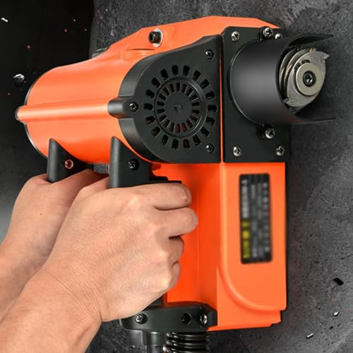 ZHIXUMM Scanalatrice Elettrica per Muri da 1680 W - Stozzatrice Efficiente per Mattoni, Taglierina per Calcestruzzo, Scanalatrice - Veloce 4000 Giri/Min, Scantonatrice per Granito E Marmo
