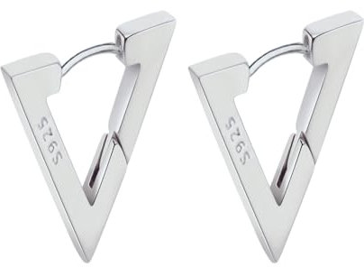 Aucuu Kleine Creolen Ohrringe - 925 Sterling Silber, 14K Gold, Hypoallergen, Klobig, Huggie - Schmuckgeschenke für Damen