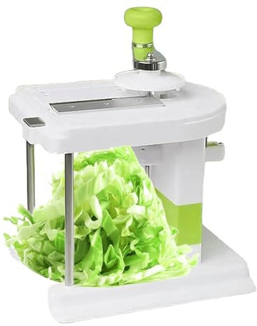 Nuyhadds Trituradora de repollo rotativa doméstica, rebanadora de col | Rallador de chucrut manual - Astilladora de repollo de ayuda de cocina, rebanadora de cocina para verduras, Frutas, repollo
