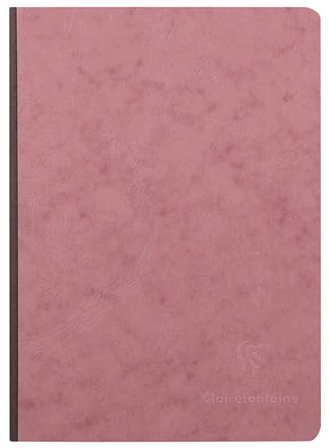 Clairefontaine 795436C Collection Nomaddict (ex Age Bag) Un Carnet Cousu Dos Toilé Rose Antique - A5 14,8x21 cm - 192 Pages DOT - Papier Blanc 90 g - Couverture Carte Lustrée Grain Cuir