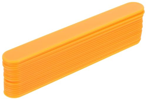 LALADEFIEE Depresores Linguales de Plástico 20 Piezas, Paletas Linguales Ergonómicas, Varitas para Examen Oral y Entrenamiento Bucal, Fáciles de Limpiar, Uso Pediátrico, Cuidado Dental