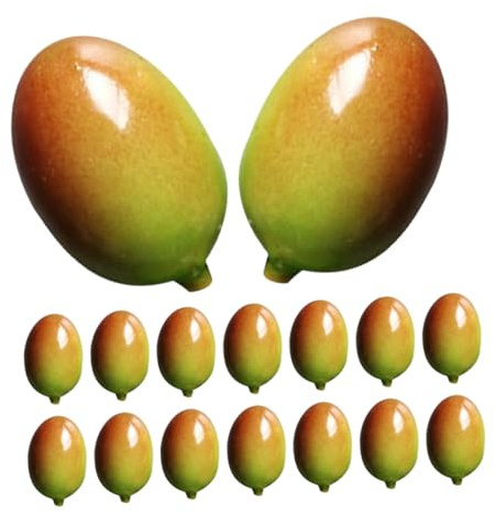 IMIKEYA Frutta Finta Decorativa Realistica e Portatile 50 Pezzi di Olive Artificiali in Schiuma Design Unico per Decorazione Casa, Cucina e Fotografia