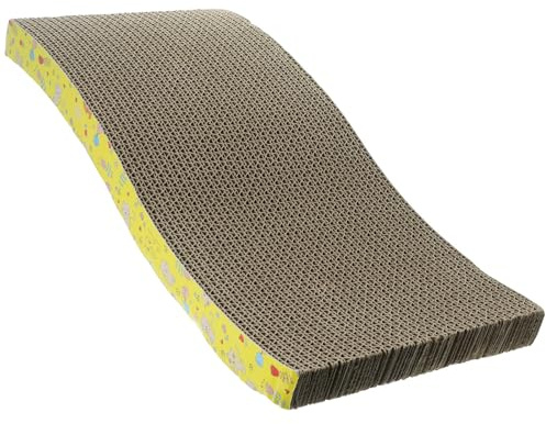 ELEOUTI Rascador y Adecuado para Entrenamiento y Juego de Papel Corrugado para Gatos Marrón Varios Estilos Resistente Juguete Interactivo para Moler Mascotas