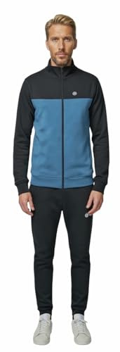 NAVY SAIL TUTA UOMO COTONE ESTIVA - TUTA UOMO COMPLETA IN FELPA DI COTONE ESTIVA - LEGGERA (IT, Testo, L, Regular, Regular, 26T05 SKY)