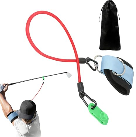 Golfswingtränare, ergonomiskt korrigeringsverktyg och multifunktionsrep för män, kvinnor, idrottare, cyklister och golfare