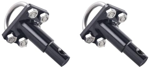 Juyutdey 2X Quick Coupling for Bicycle Trailers, Bike Trailers, Animals & Transport - Quick Coupling, Reinforced Load Capacity
