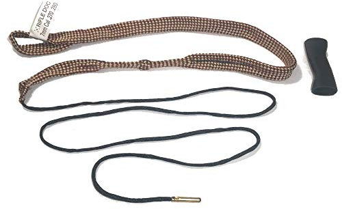 ZEITWISE 7 mm Cal .270 .280 Putzschnur mit Zwei integrierten Bronzebürsten | Gewehr Büchse