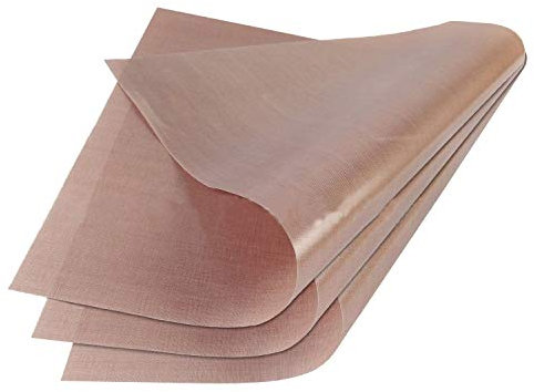 JIHUOO 4 Pièces 40 x 30 cm Réutilisables Papier de Cuisson Feuille de Téflon Feuilles de Cuisson Tapis de Cuisson