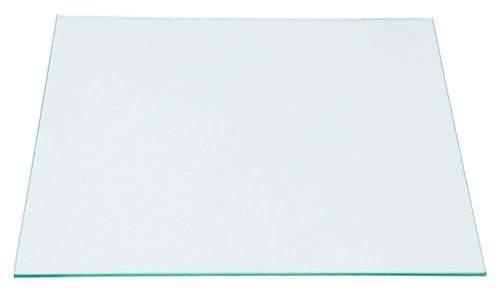 Glas Revolution Kühlschrank Einlegeboden - Klarglas 4 mm – Glasplatte, eckige Ecken, alle Maße lieferbar (89,96 EUR/qm) - 400 mm x 230 mm