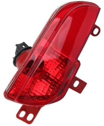 Headerbs Ensemble de Phare Antibrouillard Arrière, 6350HA Ensemble de Phare Antibrouillard Arrière Gauche Remplacement de la Coque Rouge pour 206+ 2009 2010 2011 2012