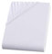 Visaggio Mikrofaser Spannbettlaken 90-100 x 200 cm Weiß Microfaser Polyester Spannbetttuch Bettlaken