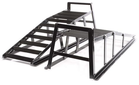 Wiltec 2X Auffahrrampe bis 2 t je Paar, 915x350x275 mm, Auffahrschiene für Fahrzeuge, Verladerampen aus Stahl