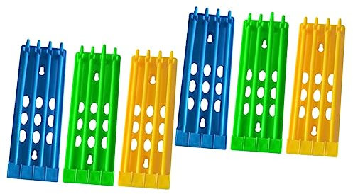 BESPORTBLE 6stücke Pigeon Leg Halterung Praktischer Fußring Aufbewahrungsrahmen Für Tauben Multi-Hole Design Für Optimale Organisation Für Renn Und Haustier-tauben