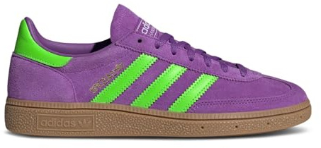 adidas Originals Damen Handball Spezial Volleyball Sneaker, Active Purple Solar Green Gum, 38.5 EU