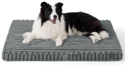 AOYOTO Orthopaedic Memory Foam Dog Bed XXL Grey – Waterproof Pet Mattress, Non-Slip Outdoor Bed with Removable Washable Cover, Ideal for Large Dogs, Labradors & Bulldogs