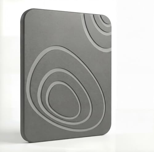 Tappeto Bagno in Diatomite Antiscivolo 45x35 cm – Tappetino Assorbente in Pietra a Asciugatura Rapida, Antimuffa per Doccia, Vasca e Cucina