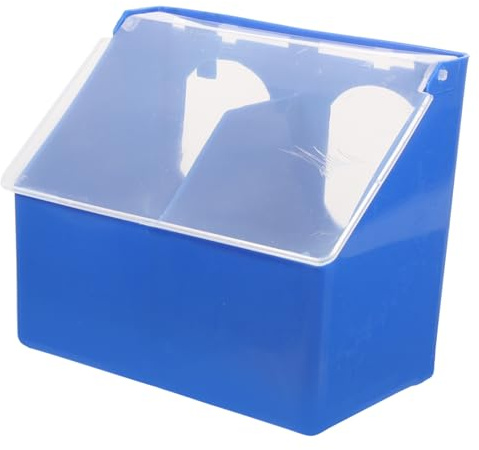 Homoyoyo Mangime per Piccioni Resistente in Plastica Mangiatoia da Appendere Multiuso per Uso Domestico Facile da Pulire e Ricaricare Accessorio Pratico per Gabbie e Colore Casuale
