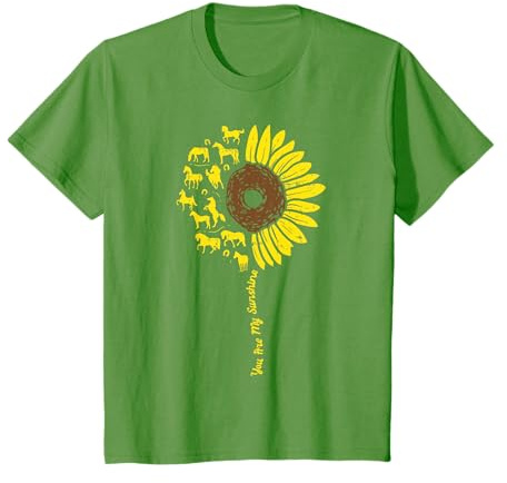 Horse Sunflower You're My Sunshine Animal Equestrian Gift T-Shirt