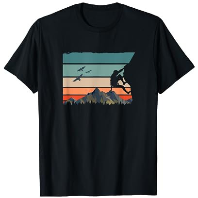 Berge Kletter Training Bouldern Boulder T-Shirt