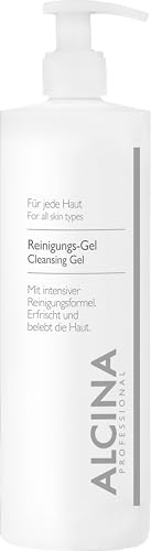 ALCINA Reinigungs-Gel - 1 x 500 ml - Jede Haut - Wirkt erfrischend & belebt die Haut - Intensive Reinigung - Soforteffekt: klares Hautgefühl - Mit Zink & Aloe Vera