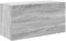vidaXL Bad-Wandschrank Grau Sonoma 60x25x30 cm Holzwerkstoff, Bad-Hängeschrank, Hängeschrank Badezimmer, Wand-Badschrank, Hängeschrank Bad