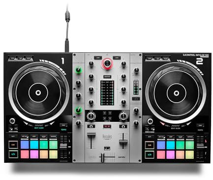 Hercules DJ Control Inpulse 500 (plata) con funda