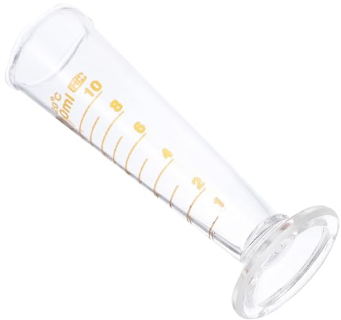 SUPVOX Misurino Laboratorio in Vetro Trasparente da 10 Ml Scala Graduata Precisa, Bicchiere Graduato Piccolo per Misurare Liquidi e Accessori da Laboratorio per Cucina e Colore Casuale