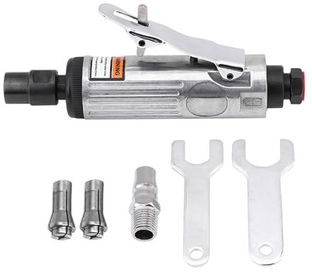 OKBY Amoladora Angular Neumática De 1/4, Amoladora Neumática De Aire, Herramienta De Pulido De 90 Grados,Herramientas De Grabado De Pulido,Para Coche